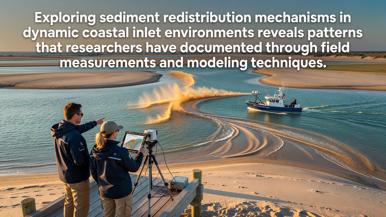 Exploring Sediment Redistribution Mechanisms in Dynamic Coastal Inlet Environments Reveals Patterns That Researchers Have Documented Through Field Measurements and Modeling Techniques